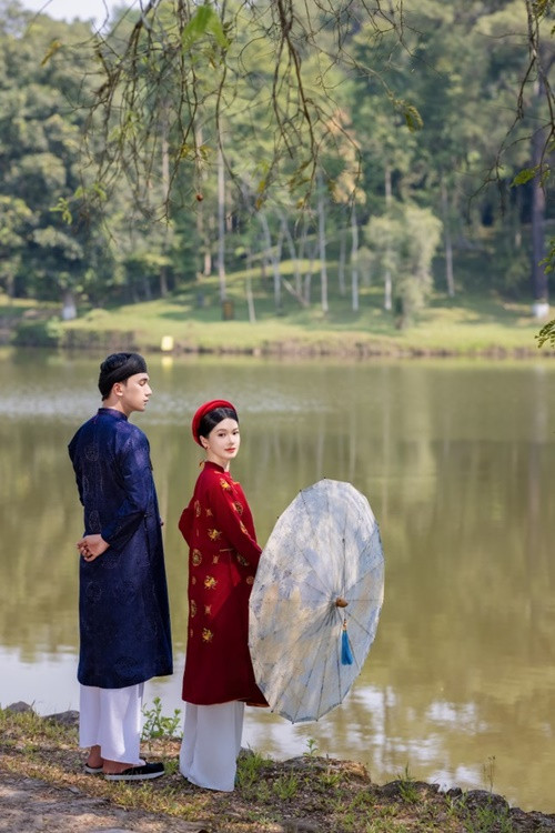 Trong cuộc phỏng vấn với Thế giới Điện ảnh, Nhật Hoàng cho biết, Yên Đan không hề nghi ngại việc anh là người song tính. Ảnh: Tiền Phong.