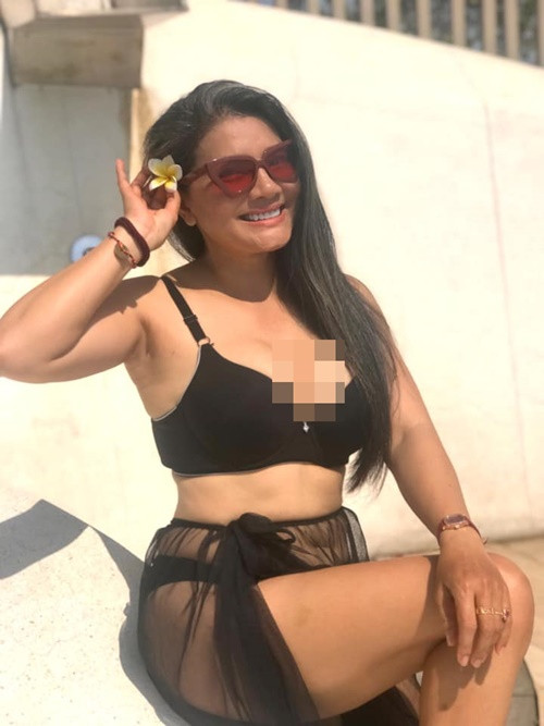 Ngoài Đèn âm hồn, Kiều Trinh còn góp mặt trong phim kinh dị Tiệm ăn của quỷ. Ảnh: FB Kiều Trinh.