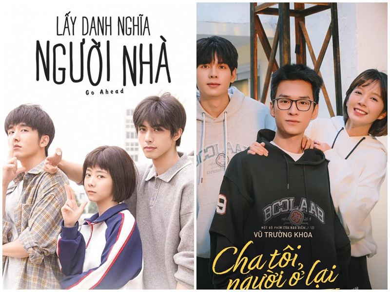 Phim Cha tôi, người ở lại vừa lên sóng màn ảnh Việt. Bản gốc phim chính là Lấy danh nghĩa người nhà (Trung Quốc, lên sóng năm 2020). Nữ chính ở bản Việt là Nguyễn Hoàng Ngọc Huyền, diễn viên ở bản gốc là Đàm Tùng Vận. Ảnh: Công Luận, FB Ngọc Huyền.