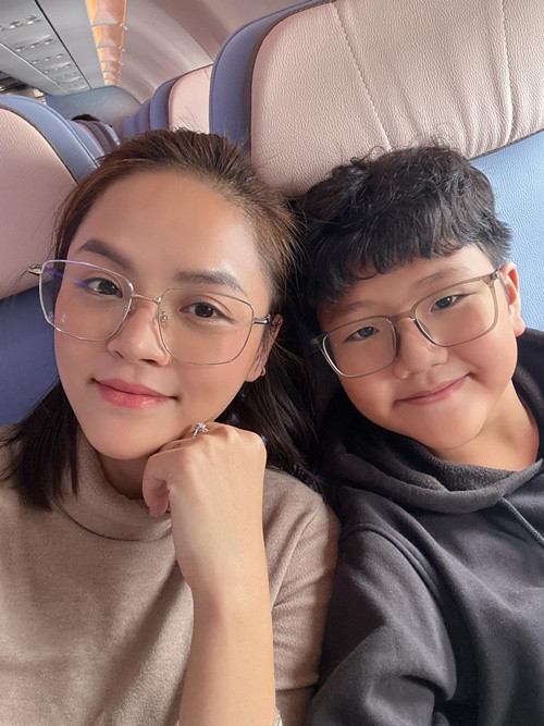 Nữ diễn viên có con trai đầu lòng với chồng cũ - diễn viên Chí Nhân. Ảnh: FB Thu Quỳnh.