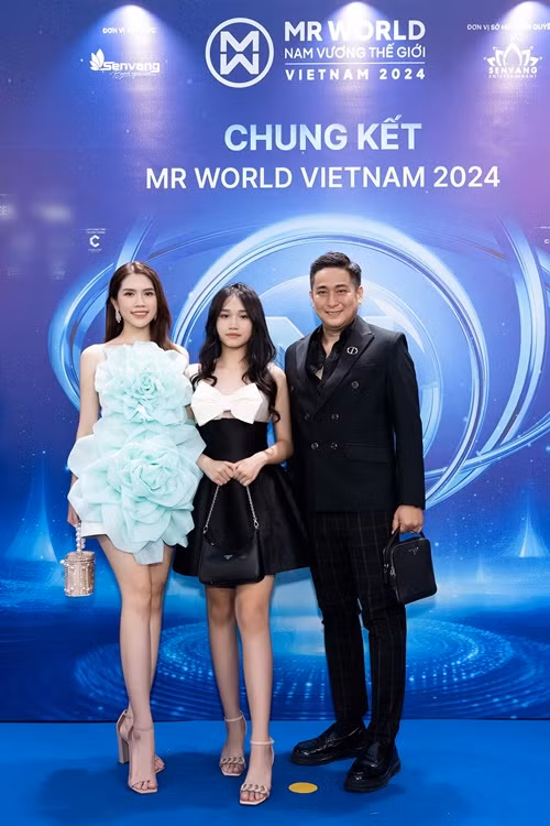 Minh Thùy - con gái Minh Tiệp và Thùy Dương sở hữu nét đẹp, chiều cao của cả bố lẫn mẹ. Ảnh: FB Thùy Dương.
