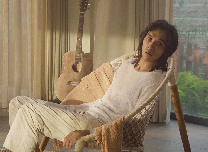  Thuận Nguyễn chủ định giảm 23 kg từ 91 kg xuống 68 kg trong khoảng 3 tháng rưỡi để vào đóng phim Bẫy ngọt ngào. Ảnh: VOV.