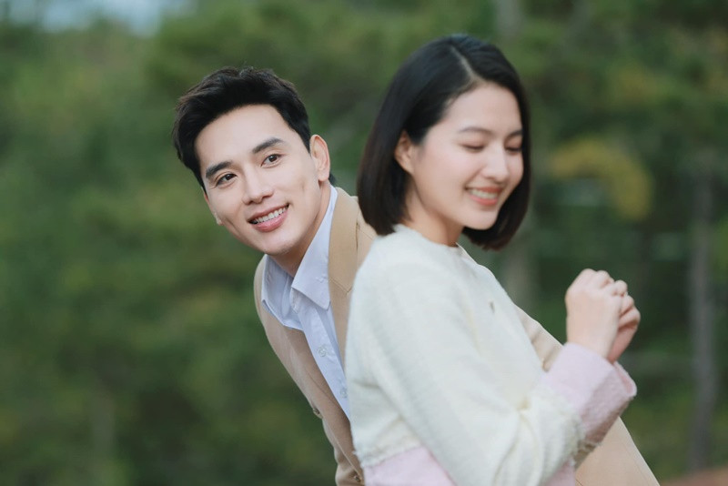Trong phim, Thuận Nguyễn vào vai chàng luật sư nhà giàu Trung Quân còn Bích Ngọc đóng vai Bình An - cô tiểu thư bị thất lạc và mất trí nhớ. Ảnh: FB Thuận Nguyễn.