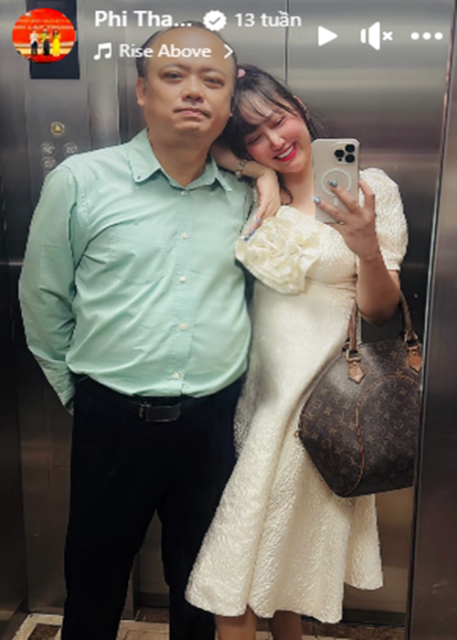 Trong cuộc phỏng vấn với Đời Sống Pháp Luật, Phi Thanh Vân bày tỏ mong muốn chuyện tình cảm với bạn trai sẽ có kết quả tốt đẹp.