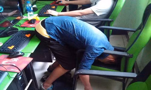 "Sư huynh" bảo vệ thành để em ngủ một giấc nhé. 