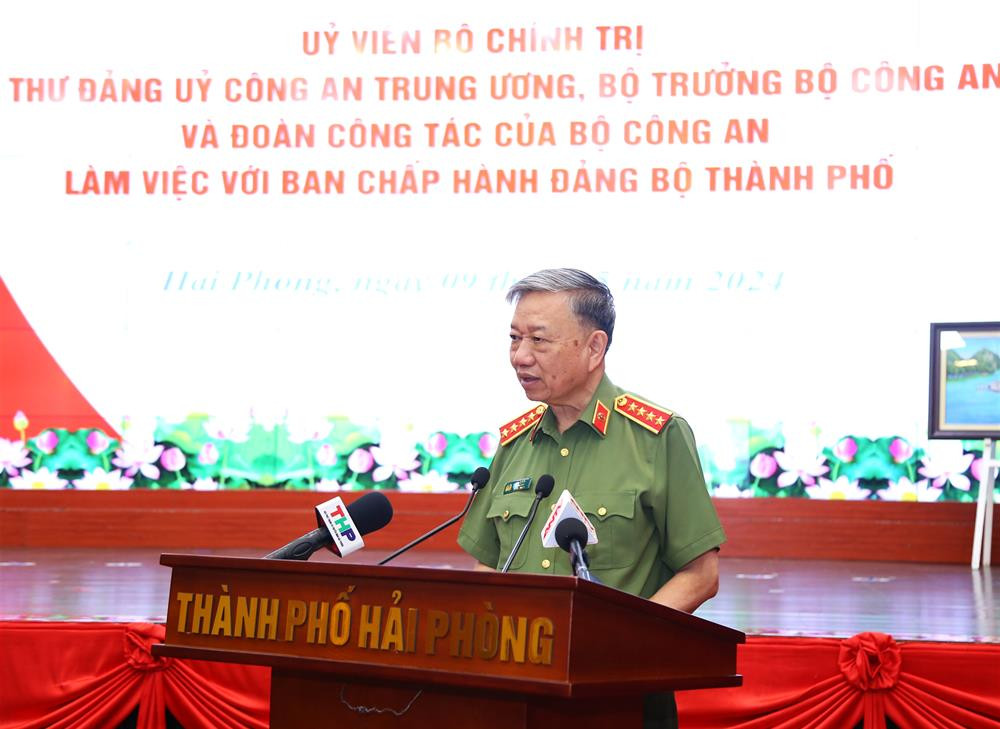 Bo truong To Lam: Xay dung Hai Phong khong ma tuy, can quyet tam cao