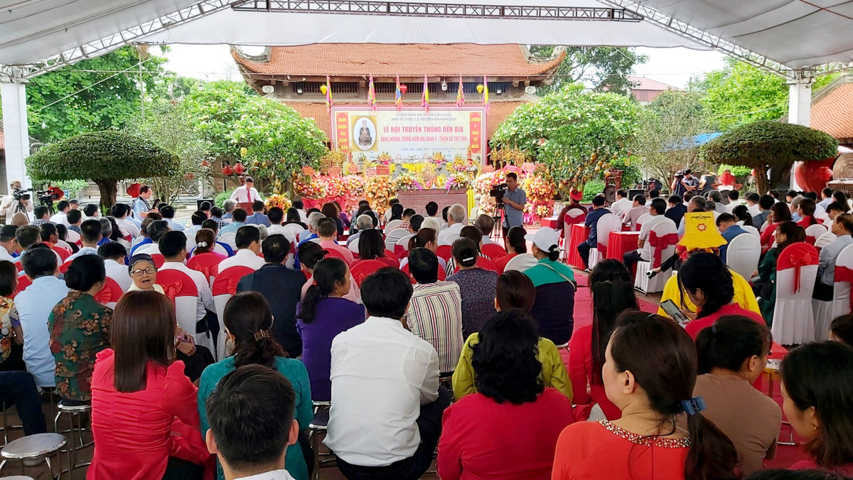 Sáng 8/5, UBND huyện Cẩm Giàng (Hải Dương) tổ chức khai hội truyền thống đền Bia năm 2024.