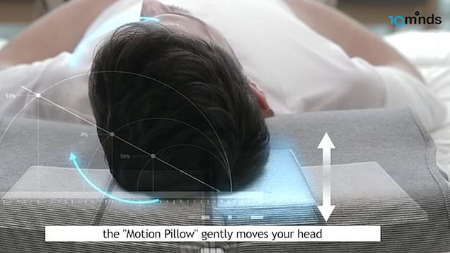 Ngoài ra Motion Pillow còn có phần mềm đi kèm, nó sẽ cho chúng ta dữ liệu phân tích thời gian thực về giấc ngủ theo từng ngày, tuần hay tháng.