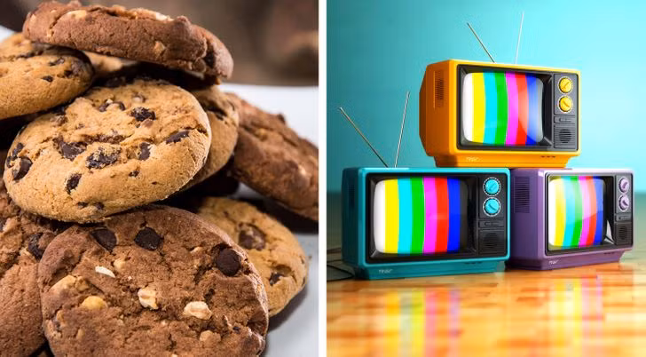 Chỉ từ cuối năm 1930 người ta mới có những chiếc bánh quy socola tuyệt này để ăn trong khi xem tivi. Việc sáng tạo ra món bánh quy hấp dẫn này xuất hiện sau khi chiếc tivi đầu tiên ra đời hàng thập kỷ. Những chiếc tivi đầu tiên, là loại máy cơ, thực tế đã được phát minh từ những năm 1800.
