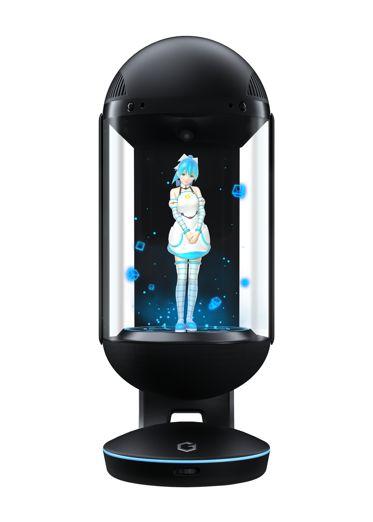 Bạn gái - trợ lý ảo Gatebox AI của hãng Vinclu, Nhật Bản có một diện mạo được dựng bằng kỹ thuật số với hình dạng của nhân vật anime bị nhốt trong chiếc lọ, giao tiếp với người dùng bằng giọng nói, có thể điều khiển nhiều thứ trong nhà, nhắc việc và thậm chí là chat hỏi thăm người dùng.