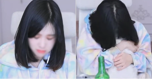 Rika đưa hẳn một chai rượu lên sóng livestream, tới lúc nhận được câu hỏi trêu đùa về sự cô đơn của mình, nữ streamer tỏ ra khá buồn bã và suy sụp.