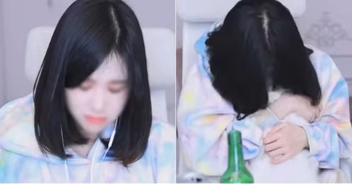 Rika đưa hẳn một chai rượu lên sóng livestream, tới lúc nhận được câu hỏi trêu đùa về sự cô đơn của mình, nữ streamer tỏ ra khá buồn bã và suy sụp.