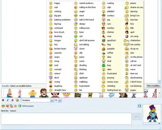 Khi dùng Yahoo Messenger chắc chắn sẽ không thể thiếu được bộ Icon Smile của ứng dụng này. Ở những ngày đầu Internet Việt Nam phát triển, thế hệ 8x, 9x luôn sử dụng icon để trò chuyện với nhau.