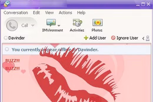 “BUZZ” trên Yahoo Messenger từng khiến nhiều người giật mình mỗi khi nhận được, đây là cách để người khác phải chú ý thay vì spam tin nhắn.