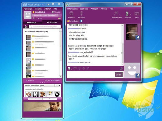 Giao diện chat Yahoo quen thuộc, với nickname cực thú vị khiến nhiều người không khỏi bật cười khi nhớ lại.