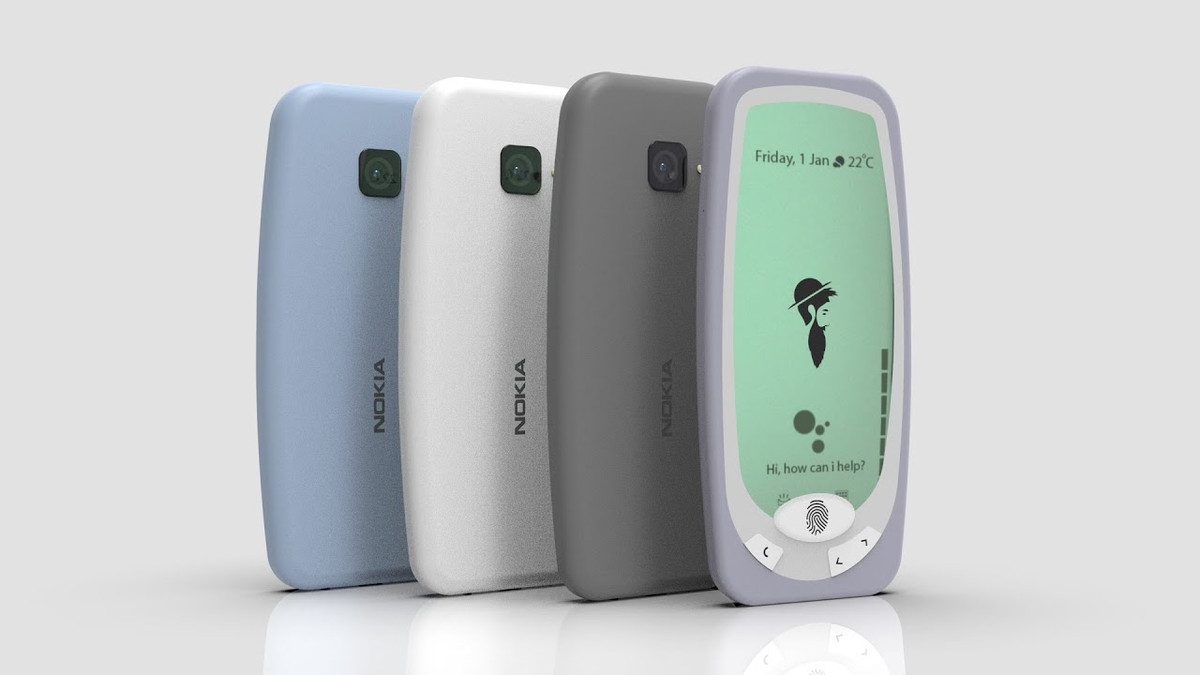 Mặt lưng của chiếc Nokia 3310 vẫn được lấy cảm hứng từ mẫu 3310 đầu tiên với điểm nhấn là camera chính giữa.