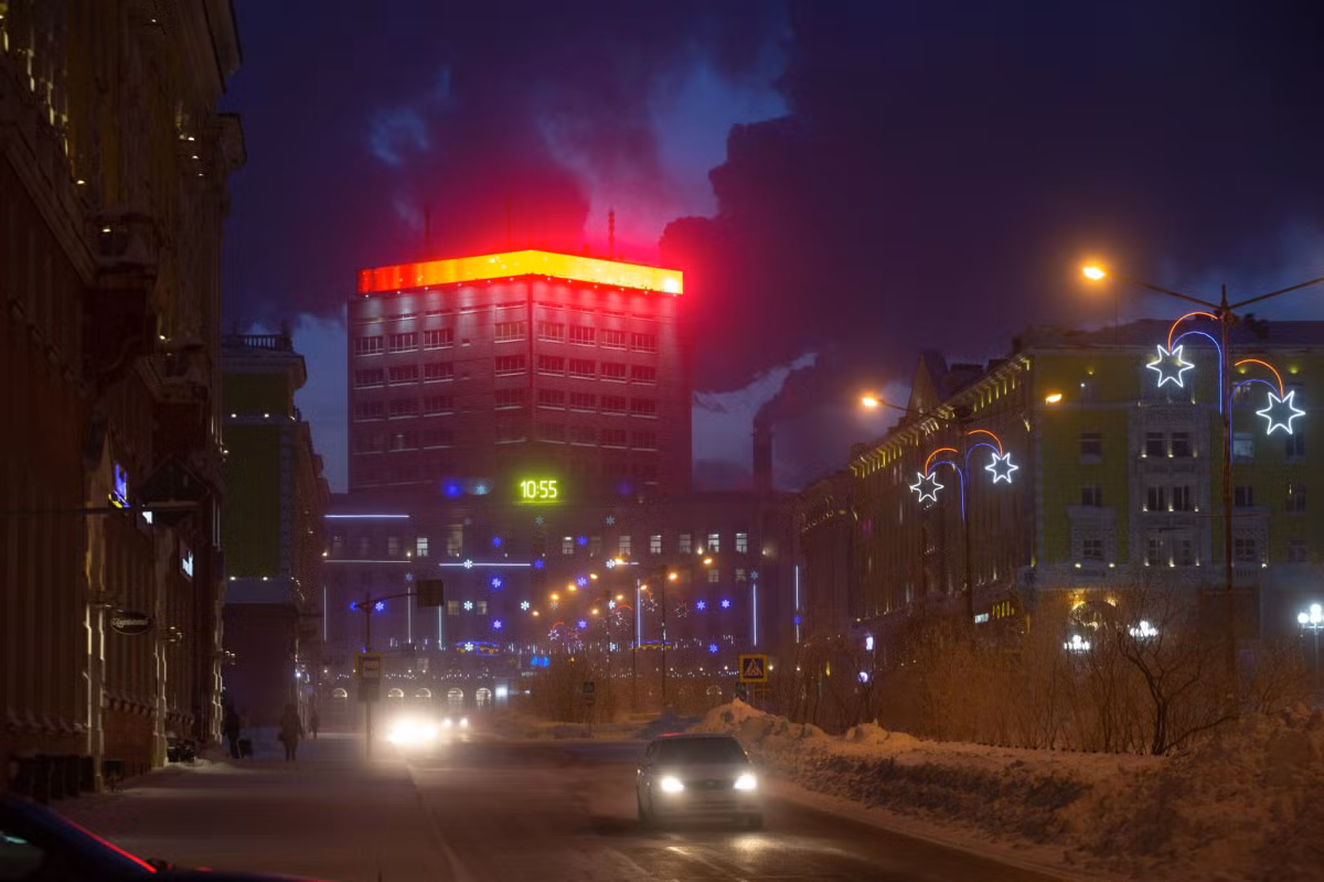 Văn phòng của Norilsk Nickel. Công ty này cũng bắt đầu nhận thanh toán các đơn hàng bằng tiền điện tử từ tháng 12.