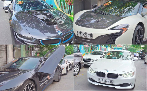 Trong ngày đặc biệt kết hôn cùng hot girl Xoài Non, Xemesis cũng gây choáng ngợp khi "chơi lớn" với dàn siêu xe tiền tỷ. Riêng streamer sinh năm 1989 này đã sở hữu xế hộp hơn 7 tỷ đồng cùng với bộ sưu tập đồng hồ, hàng hiệu đắt đỏ.