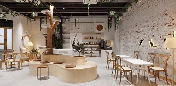 Tuy không tiết lộ chi phí đầu tư cụ thể nhưng nhìn vào nội thất, cách bài trí của quán nhiều người có thể ngầm đoán ra cô nàng này đã đầu tư không ít chi phí vào quán cafe này của mình.