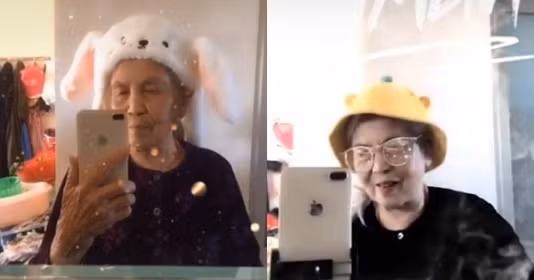 Bà thường quay clip cùng với người cháu của mình. Dù có kịch bản từ trước rồi quay lại, nhưng clip của bà vẫn khiến cộng đồng mạng nhận xét: “bà đáng yêu quá”, “bà thật giỏi”.