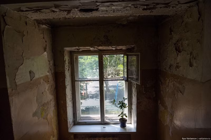 Ô cửa sổ trong tòa nhà.