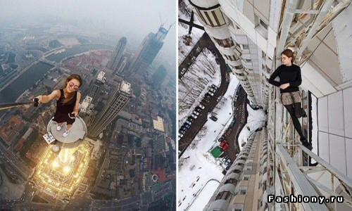 Báo Anh The Independent gọi Angelina Nicolau là tác giả của những bức ảnh "tự sướng" nguy hiểm nhất thế giới.