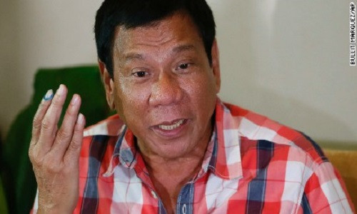 Tổng thống Philippines Rodrigo Duterte.