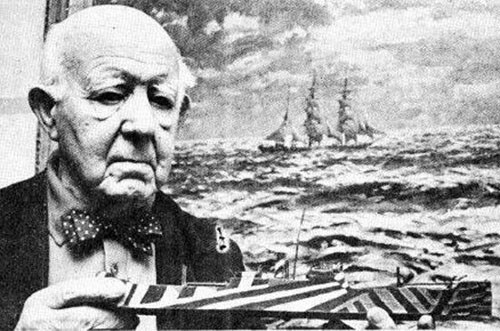 Wilkinson đã viết thư cho Đô đốc Hải quân Hoàng gia Anh kèm theo một bức tranh mô hình.