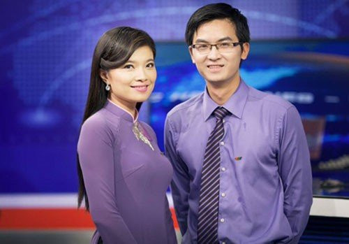 Diệp Anh và đồng nghiệp.