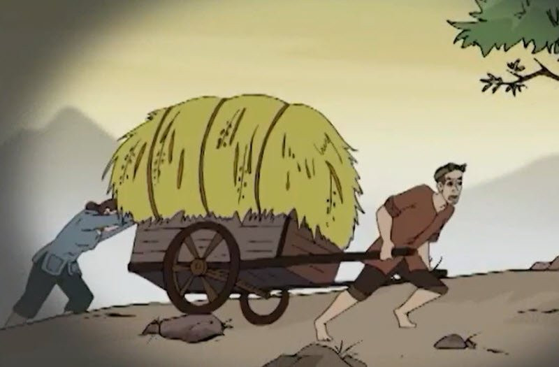 Truyện kể về Tràng, một anh nông dân làm nghề đẩy xe bò thuê, nghèo khổ và có ngoại hình thô kệch với “hai con mắt nhỏ tí” và “hai bên quai hàm bạnh ra”… đã bất ngờ có được vợ.