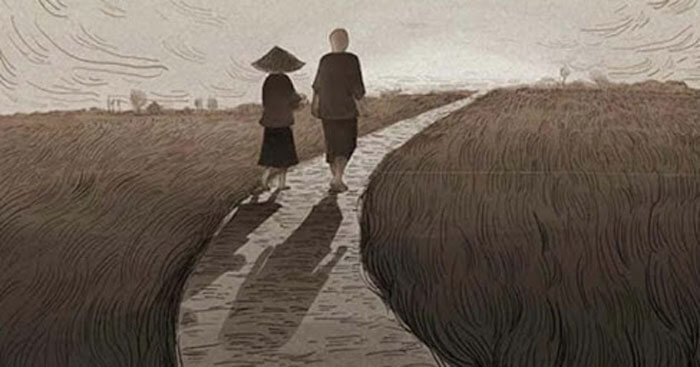 Trong tiến trình văn học Việt Nam, nhiều nhà văn viết về cái nghèo đói. Cái nghèo ở Ngô Tất Tố, cái đói ở Nam Cao khiến ta thương cảm muốn rơi nước mắt. Cái đói dưới ngòi bút của Kim Lân mang đến những tia hy vọng. 