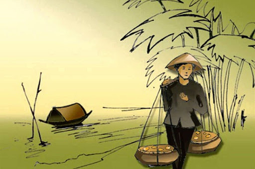 Tú Xương lấy vợ năm 16 tuổi, vợ ông là bà Phạm Thị Mẫn. Bà Mẫn (Bà Tú) sinh cho ông 8 người con, trong đó có 6 trai và 2 gái. Bà Tú là đại diện cho phụ nữ Việt Nam xưa, tần tảo, thương chồng, thương con, nhẫn nại quên mình. Bà đã đi vào thi phẩm của chồng như một nhân vật điển hình hấp dẫn. Tú Xương viết bài thơ Thương vợ với những câu: Quanh năm buôn bán ở mom sông / Nuôi đủ năm con với một chồng / Lặn lội thân cò nơi quãng vắng / Eo sèo mặt nước buổi đò đông… Ảnh: Hội Nhà văn.