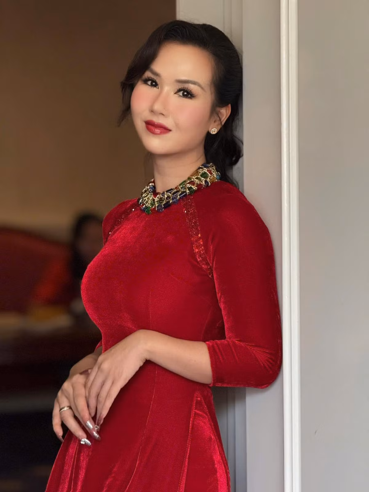 Dù bận rộn chăm sóc con nhỏ, nữ ca sĩ vẫn cố gắng dành thời gian cho bản thân để phục hồi sức khỏe và vóc dáng. Ảnh: FB Võ Hạ Trâm