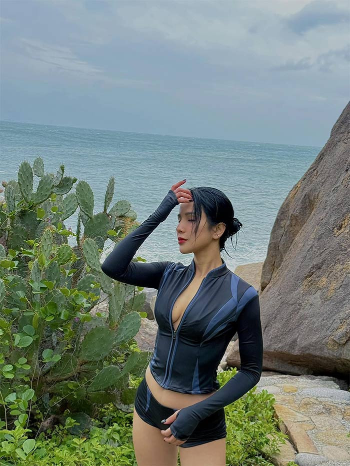 Thời gian gần đây cô xác nhận đã có tình yêu mới nhưng không công khai danh tính bạn trai. (Ảnh: FB Diệp Lâm Anh)