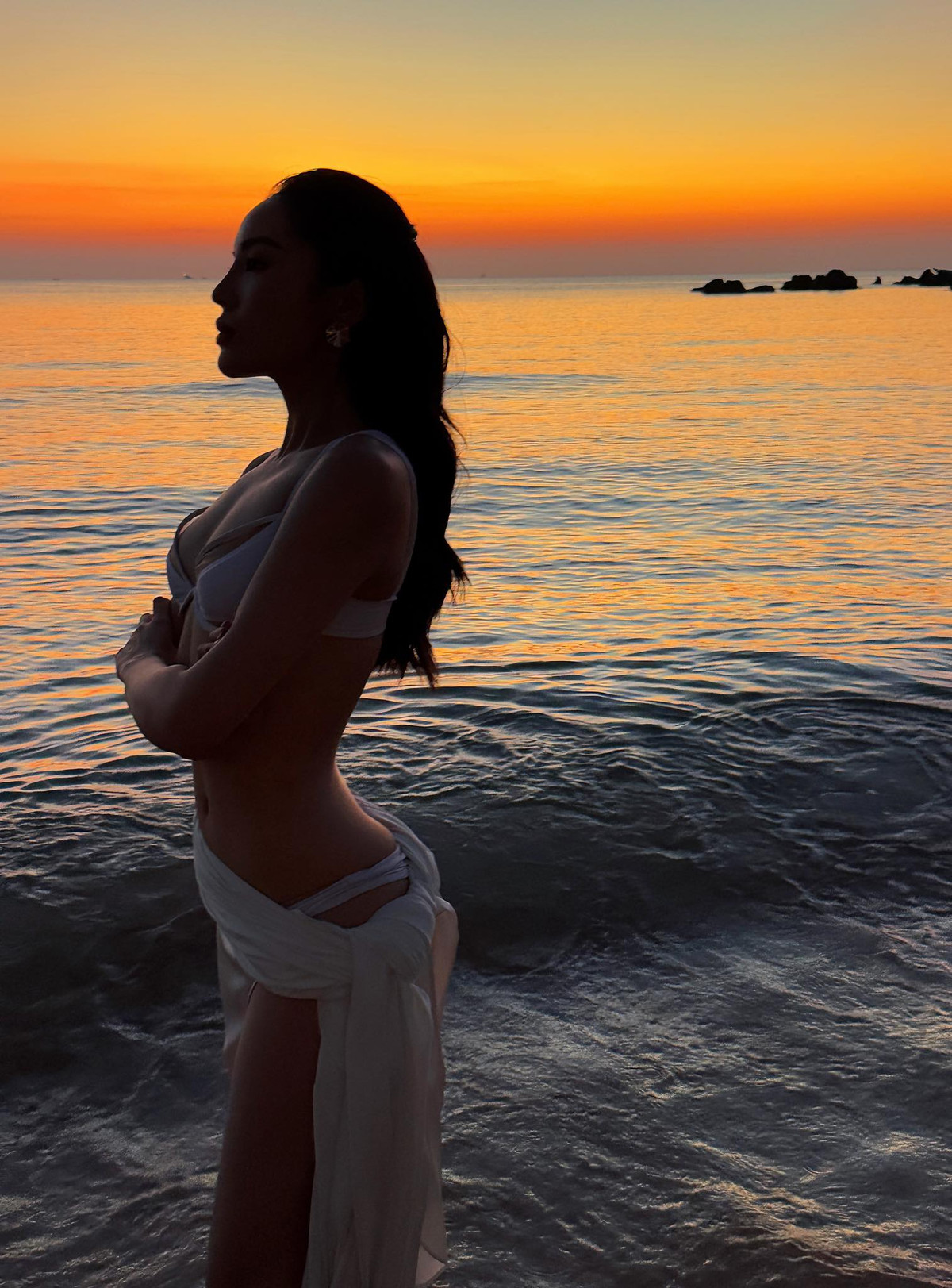 Để có được thân hình "vạn người mê", Kỳ Duyên đã phải nỗ lực tập luyện và có chế độ ăn uống khoa học. Ảnh: FB Nguyen Cao Ky Duyen