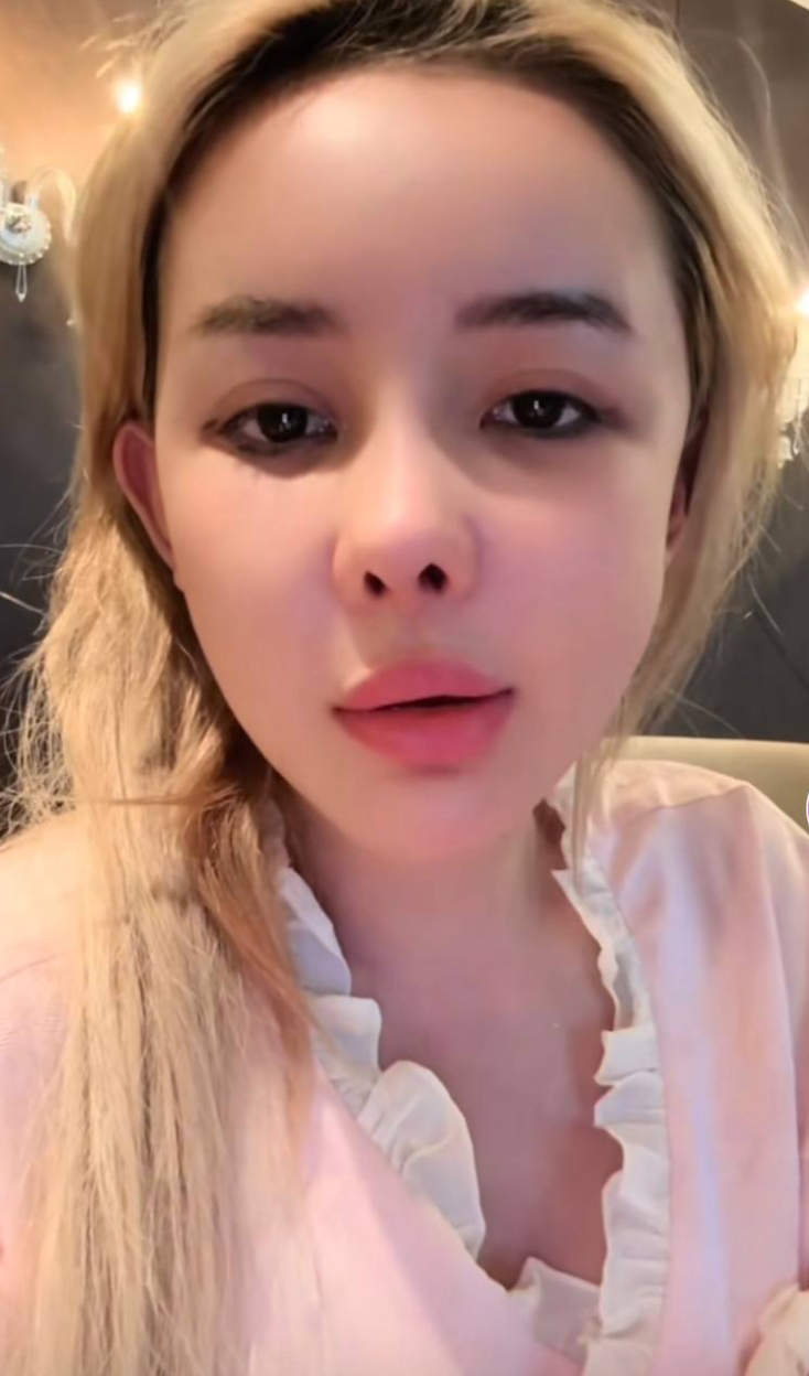 Diện mạo sau những lần sửa mũi của nữ DJ khiến netizen xôn xao bàn tán. Ảnh chụp màn hình