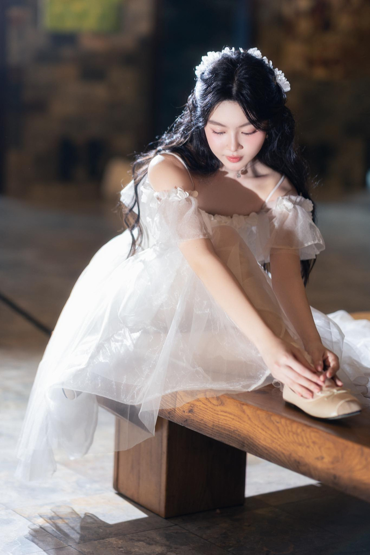 Nụ cười tươi tắn, ánh mắt trong veo của Thảo Linh tựa như những tia nắng ban mai, mang đến cảm giác tươi mới và tràn đầy sức sống. Ảnh: FB Mai Thảo Linh