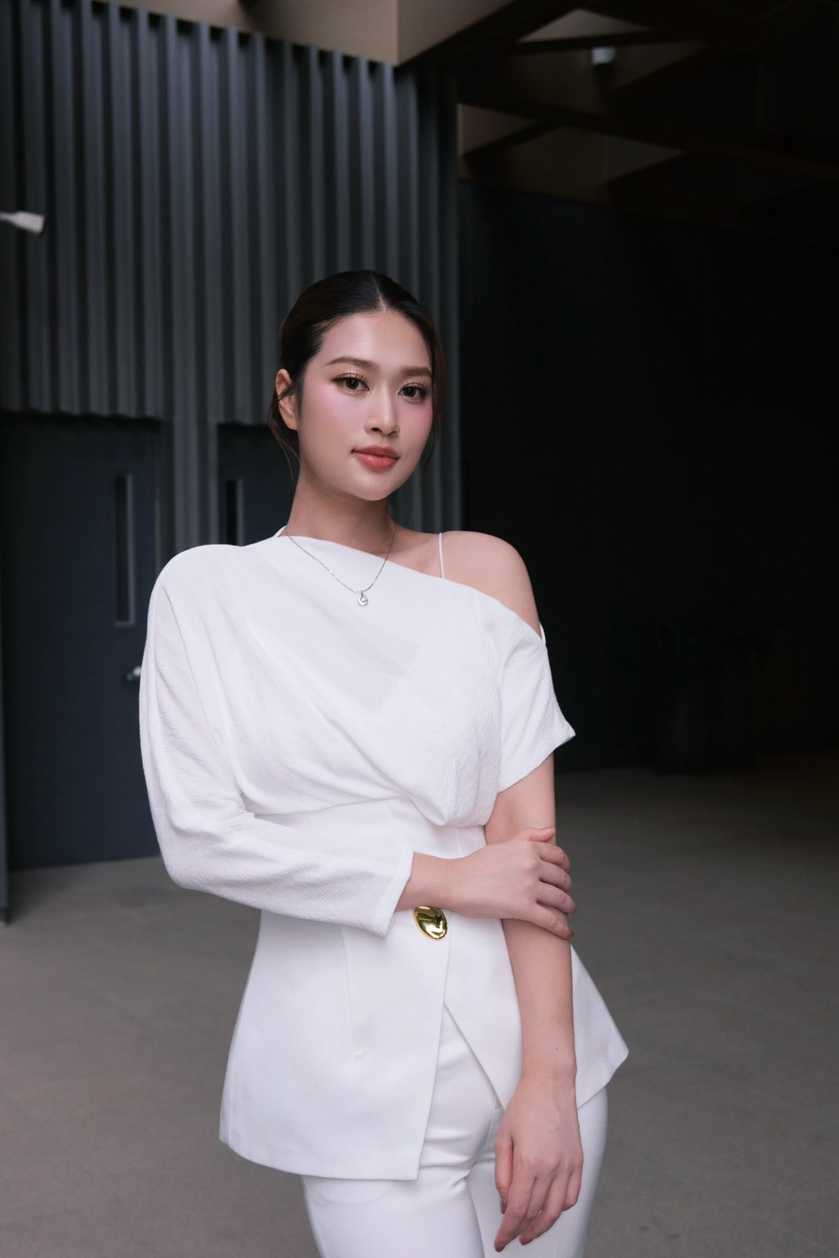 So với thời điểm mới đăng quang, người đẹp cải thiện vóc dáng rõ rệt. Ảnh: FB Đoàn Thiên Ân