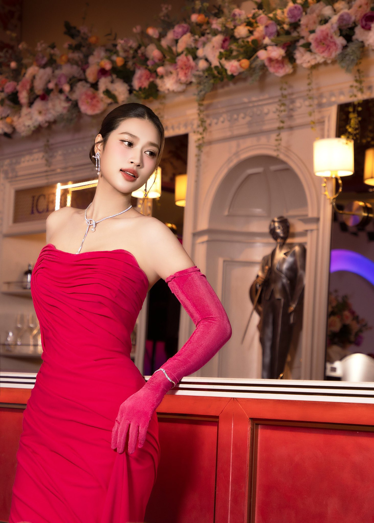 Xuất hiện ở các sự kiện giải trí, Thiên Ân luôn mang đến một hình ảnh tươi trẻ, nhiều năng lượng. Ảnh: FB Đoàn Thiên Ân