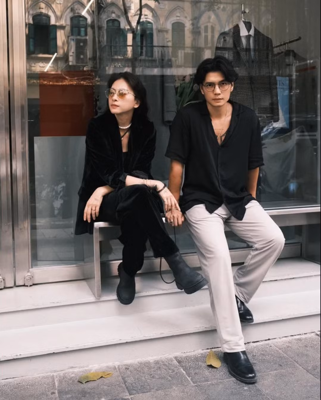Dù chênh lệch nhau 11 tuổi, Ngô Thanh Vân và Huy Trần vẫn được đánh giá là cặp đôi có ngoại hình đẹp đôi, phong cách thời trang vô cùng ăn ý. Ảnh: FB Ngo Thanh Van