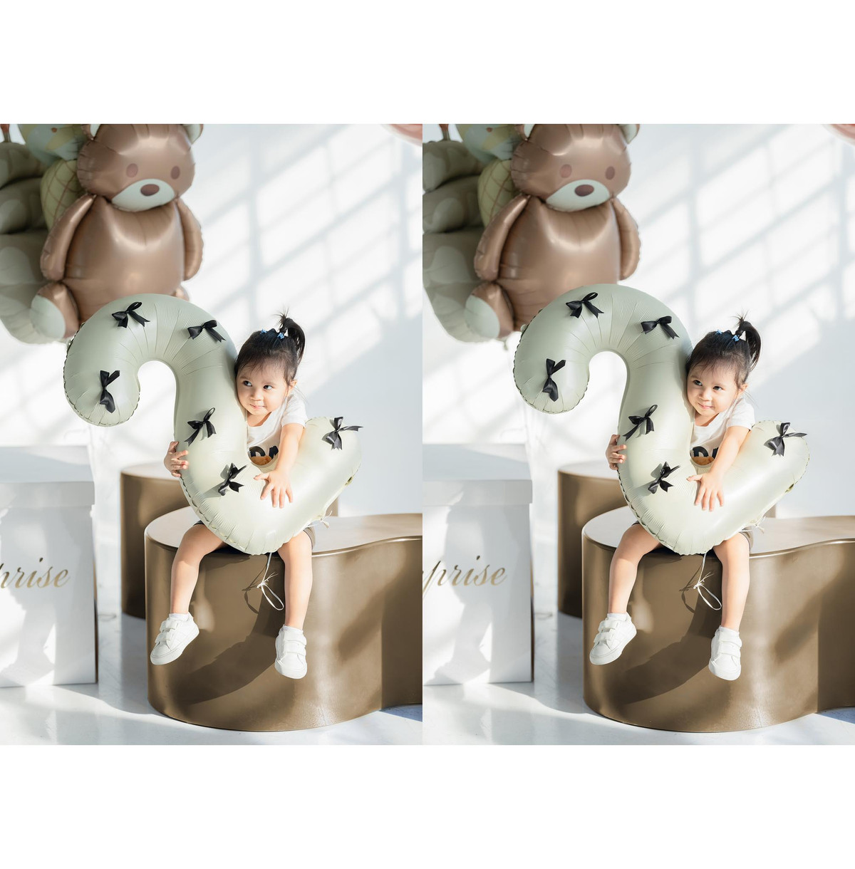 Ca sĩ Bảo Anh hạnh phúc mừng con gái tròn 2 tuổi. Ảnh: FB Bảo Anh