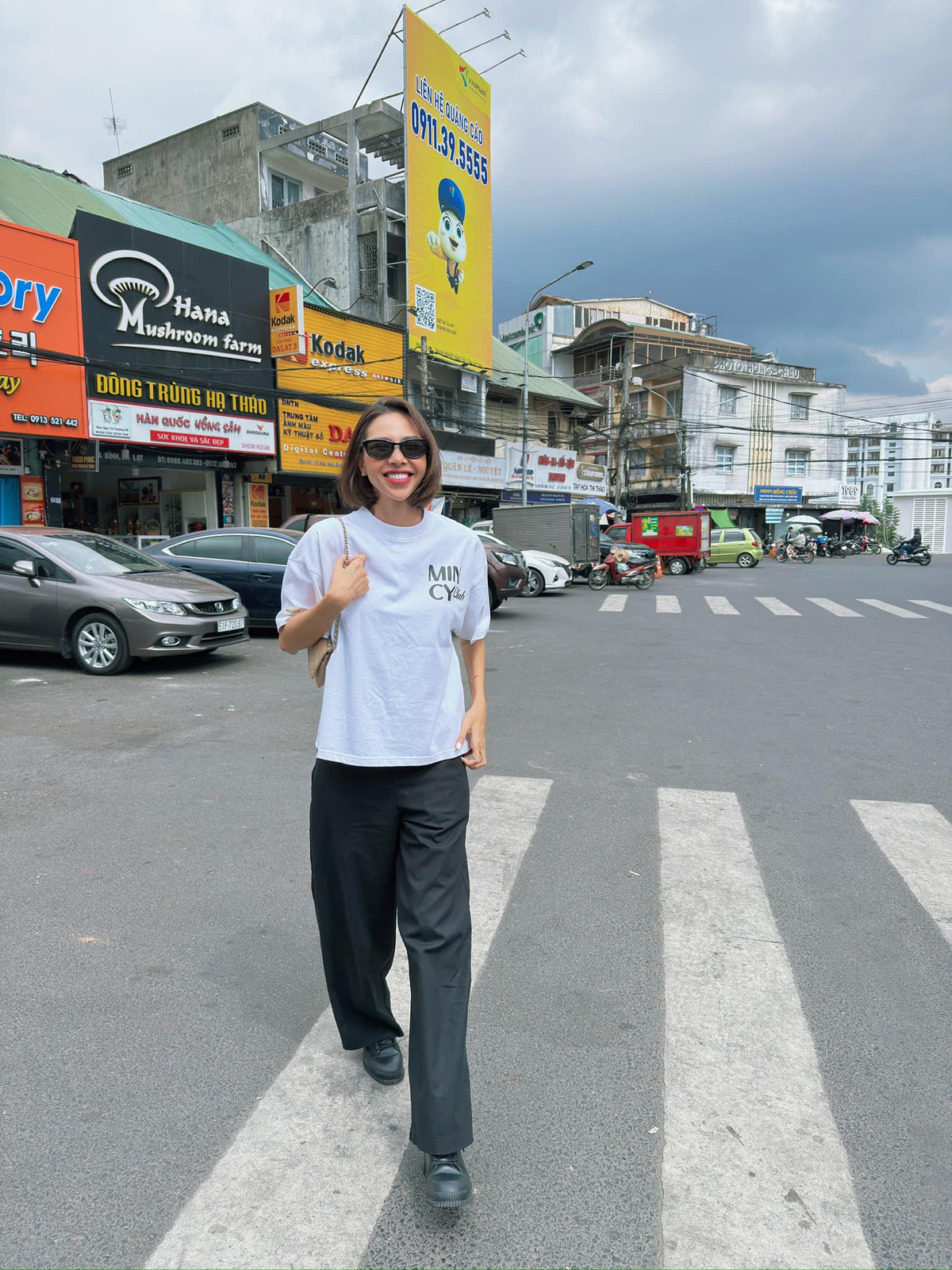 Minh Triệu trở lại Đà Lạt. Ảnh: FB Pham Dinh Minh Trieu