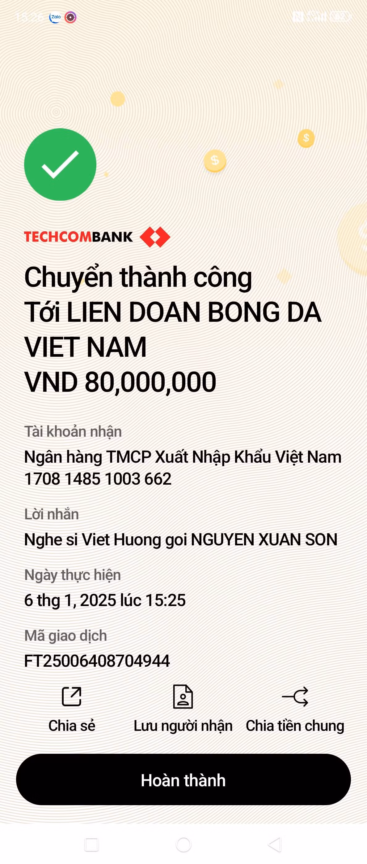 Nghe si Viet Huong gui tang Xuan Son so tien “khung“-Hinh-4