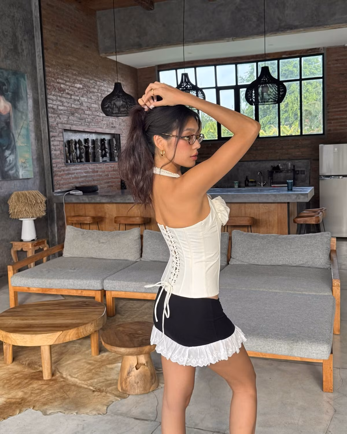 Trong chuyến du lịch Bali lần này, Thảo Nhi Lê tiếp tục "chiêu đãi" fan bằng những hình ảnh bikini "nóng bỏng mắt". Ảnh: FB Thảo Nhi Lê