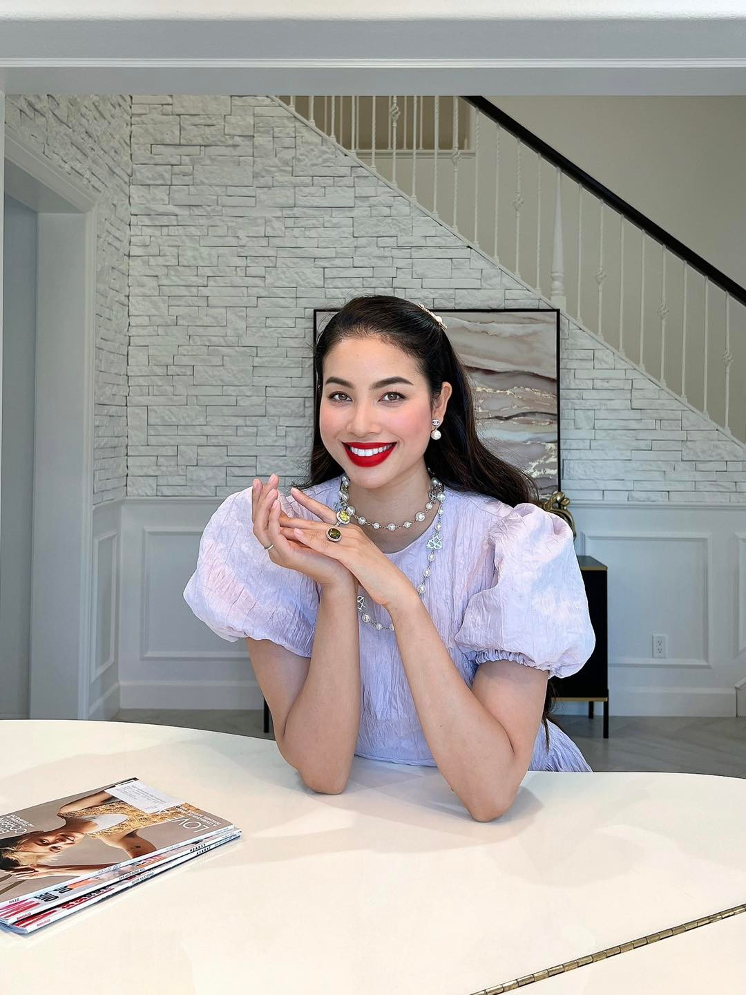 Nhan sắc của Phạm Hương luôn khiến nhiều người xuýt xoa, trầm trồ. Ảnh: FB Hoa Hậu Phạm Hương