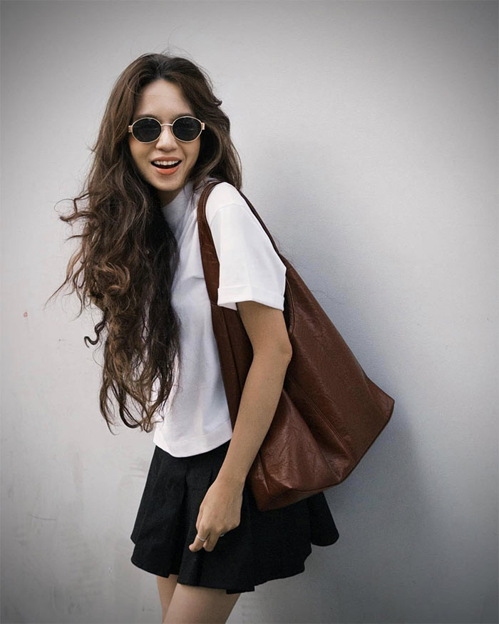 Minh Hà từng được ưu ái gọi là "Hoa khôi" trường Luật khi cô là sinh viên của trường này. (Ảnh: FB Lý Hải Minh Hà)