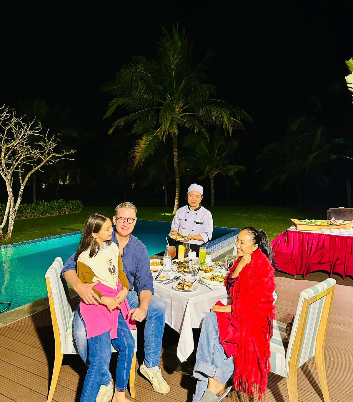 Năm 2014, Đoan Trang sinh con gái đầu lòng. Kết hôn khá muộn nhưng Đoan Trang là một trong những sao Việt may mắn có được cuộc sống viên mãn sau đám cưới. Ảnh: FB Doan Trang