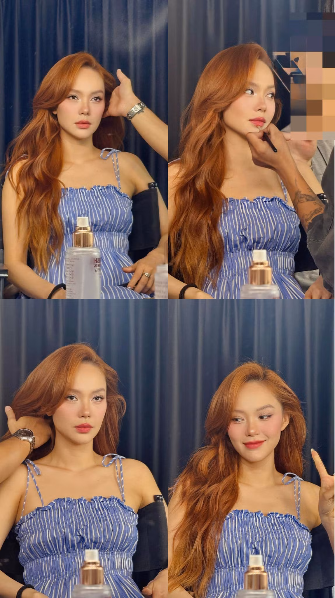 Ca sĩ Minh Hằng khoe cận dung nhan xinh đẹp. Ảnh: FB Minh Hằng