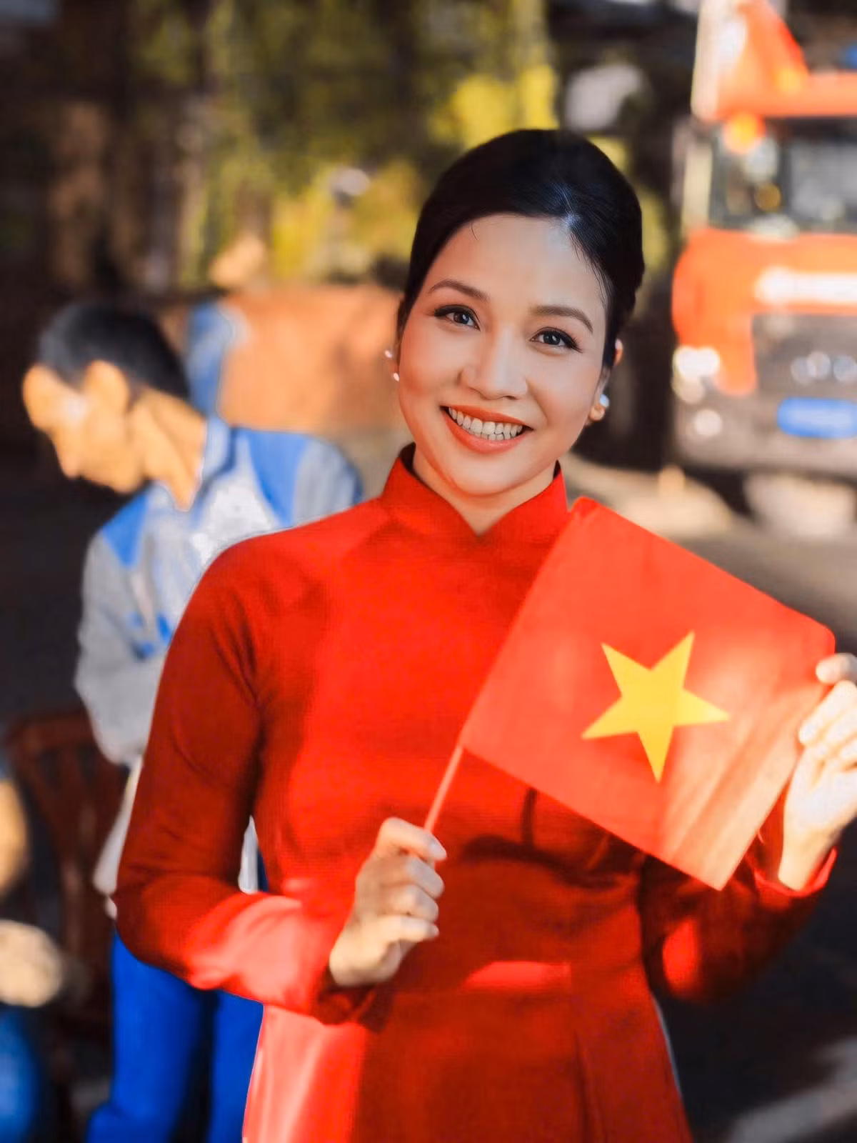 Diva Mỹ Linh đã có buổi biểu diễn đầy cảm xúc tại Long Xuyên. Ảnh: FB Mỹ Linh