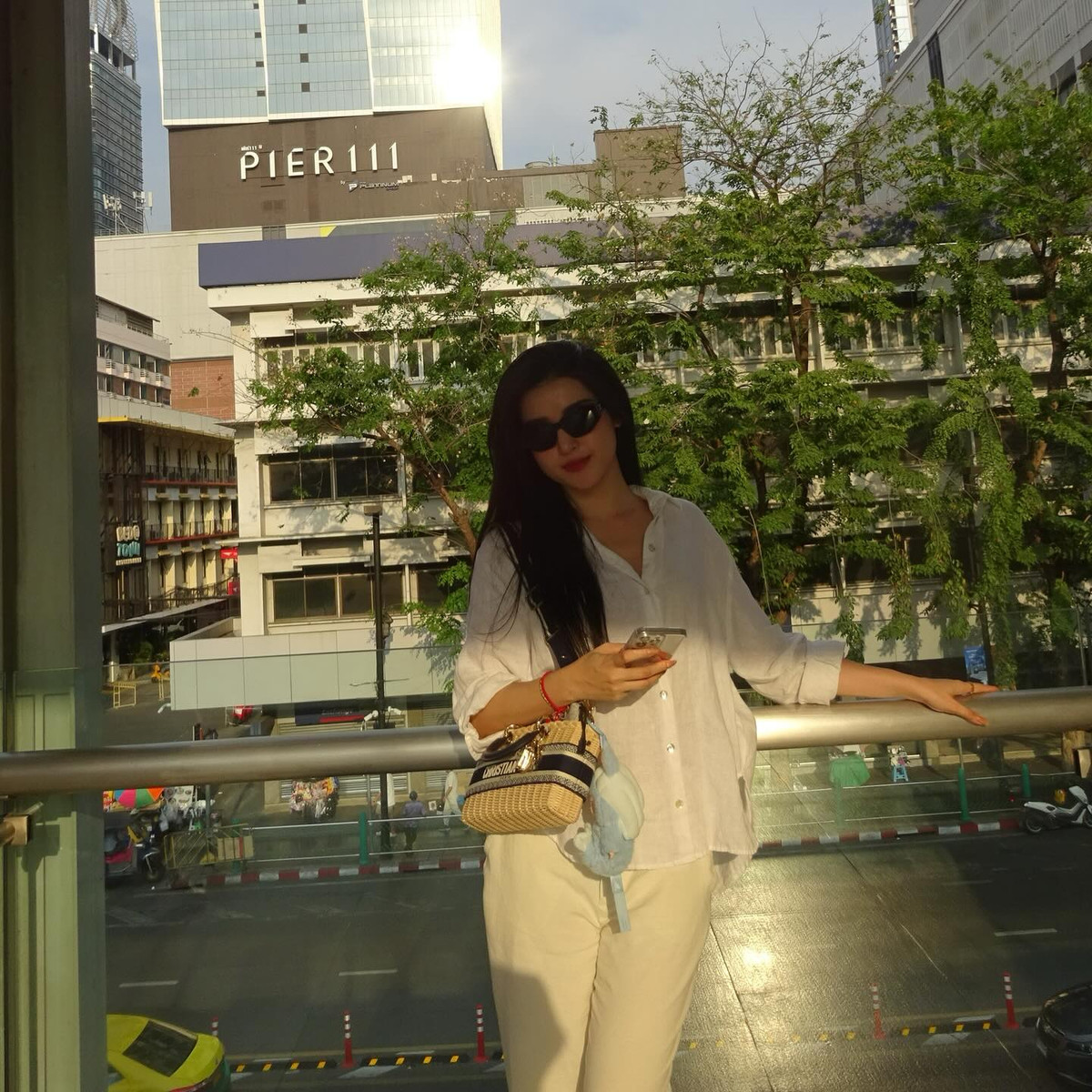 Á hậu Huyền My khoe ảnh check in tại Thái Lan. Ảnh: FB Nguyen Tran Huyen My